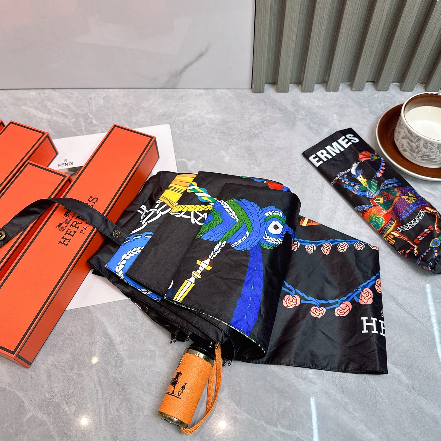 [TOP] HERMES Umbrella - 3 Colour