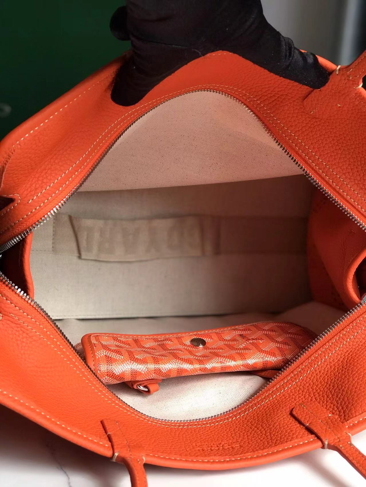 [TOP] Goyard Hardy PM Bag 40×17×31cm  - Orange