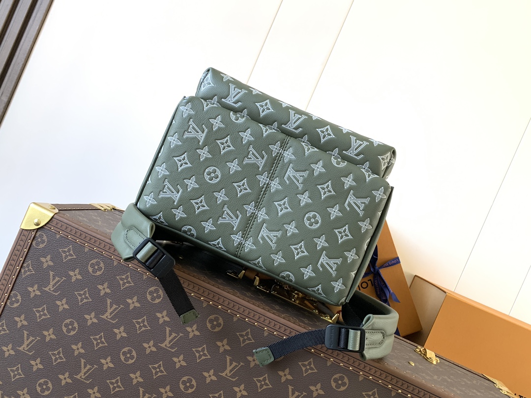 [TOP] Louis Vuitton LV Discovery Backpack Monogram Bag 29x38x20cm - Green