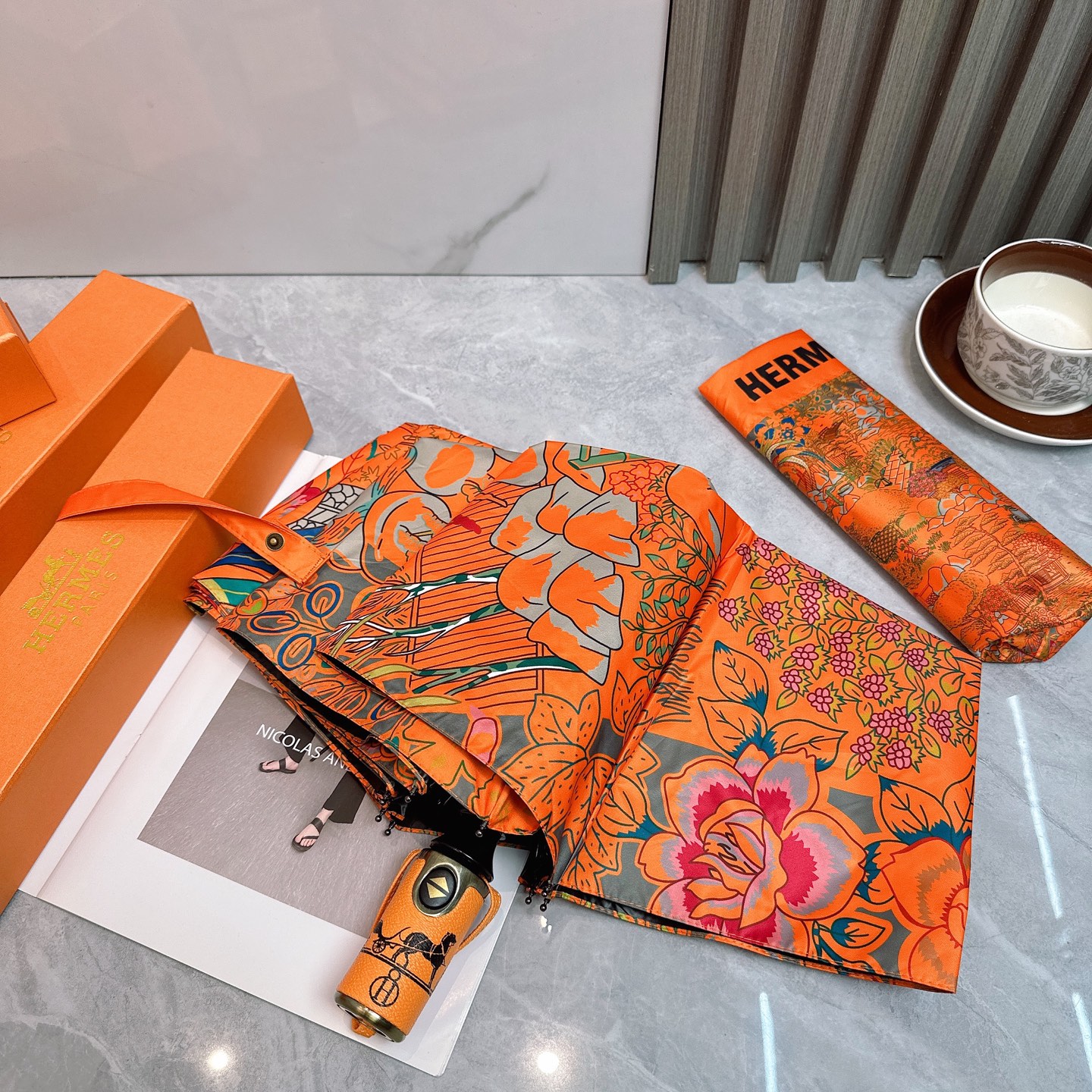 [TOP] HERMES Umbrella - 3 Colour