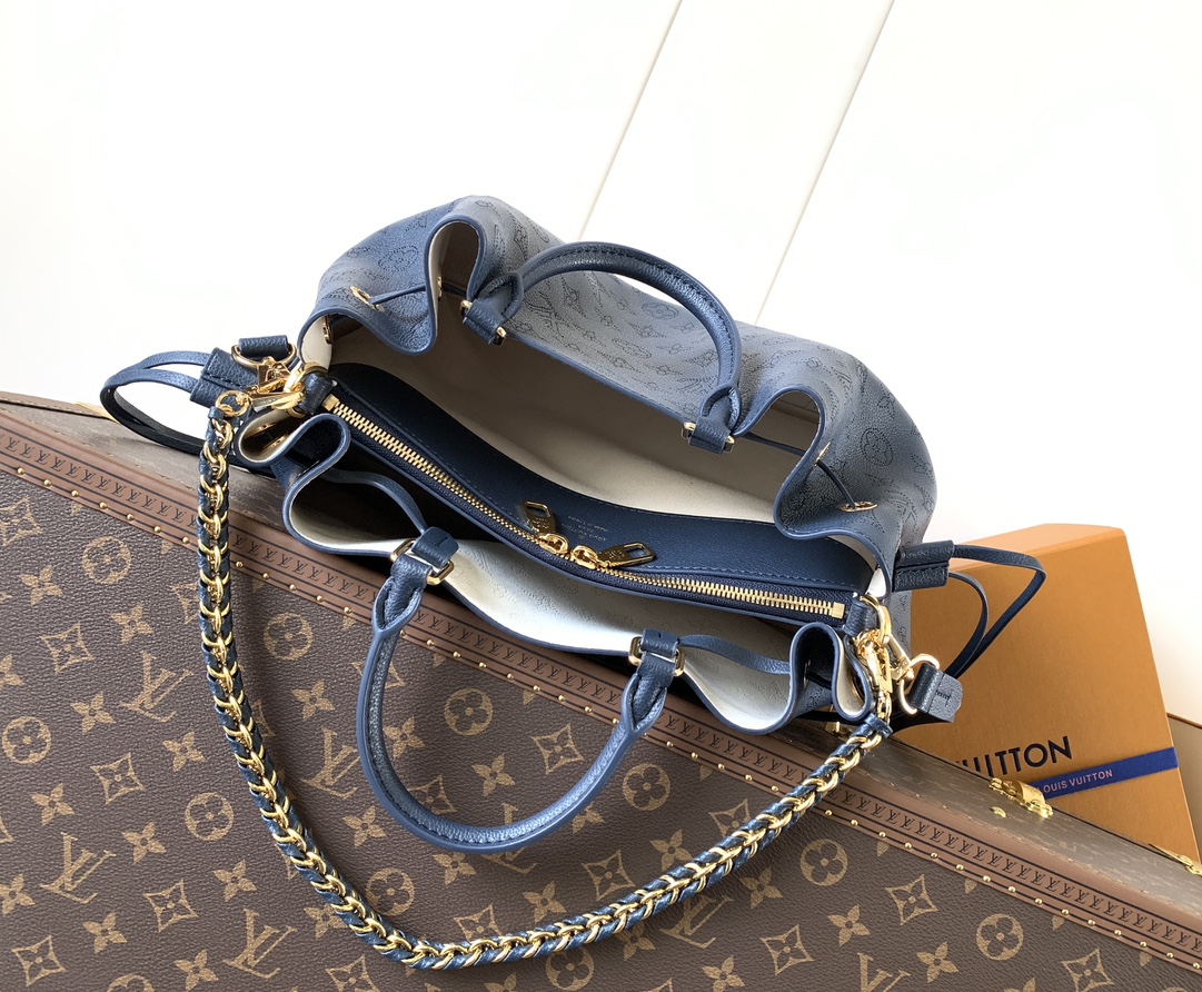 [TOP] Louis Vuitton LV Bella Tote Bag 23x13x32cm - Navy Blue