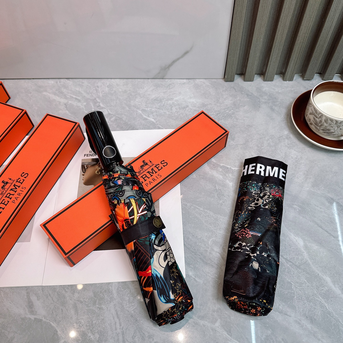 [TOP] HERMES Umbrella - 3 Colour