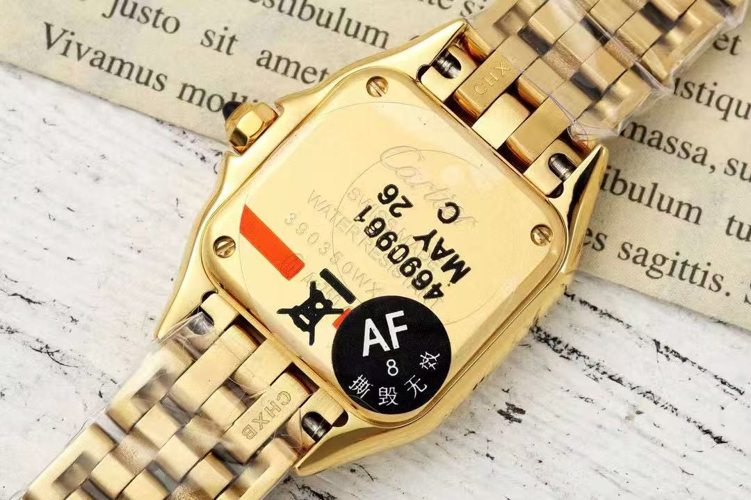 [TOP] Cartier Watch  - Gold