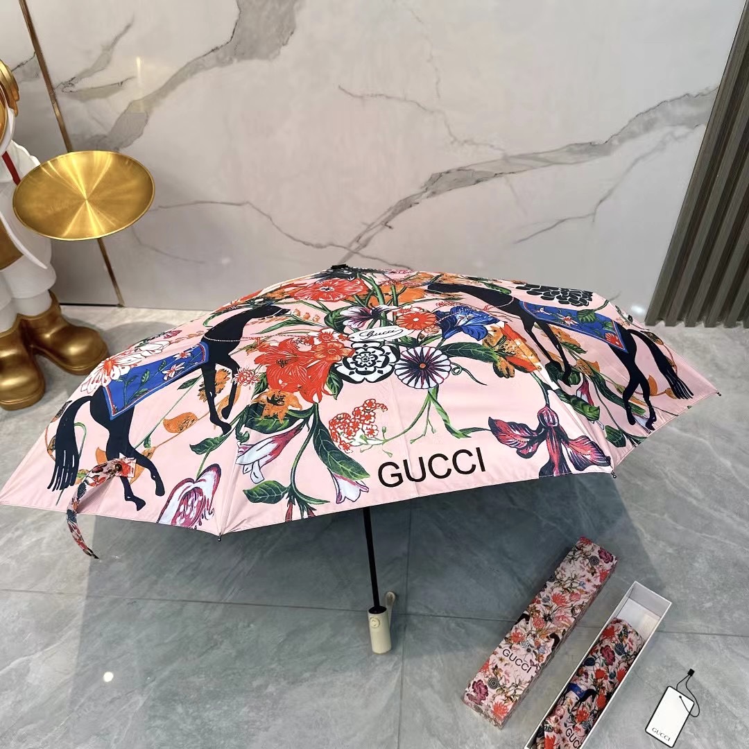 [TOP] GUCCI Umbrella - Pink