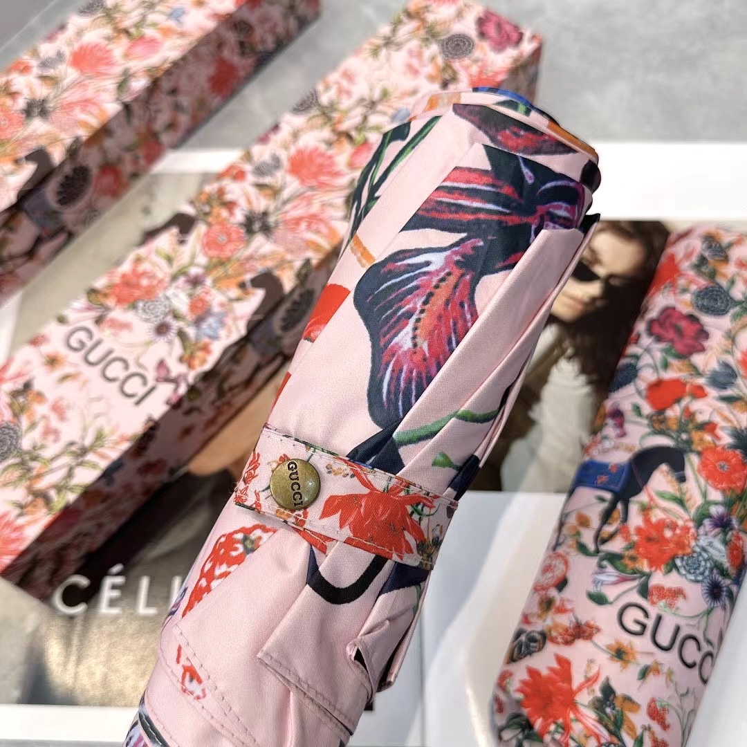 [TOP] GUCCI Umbrella - Pink