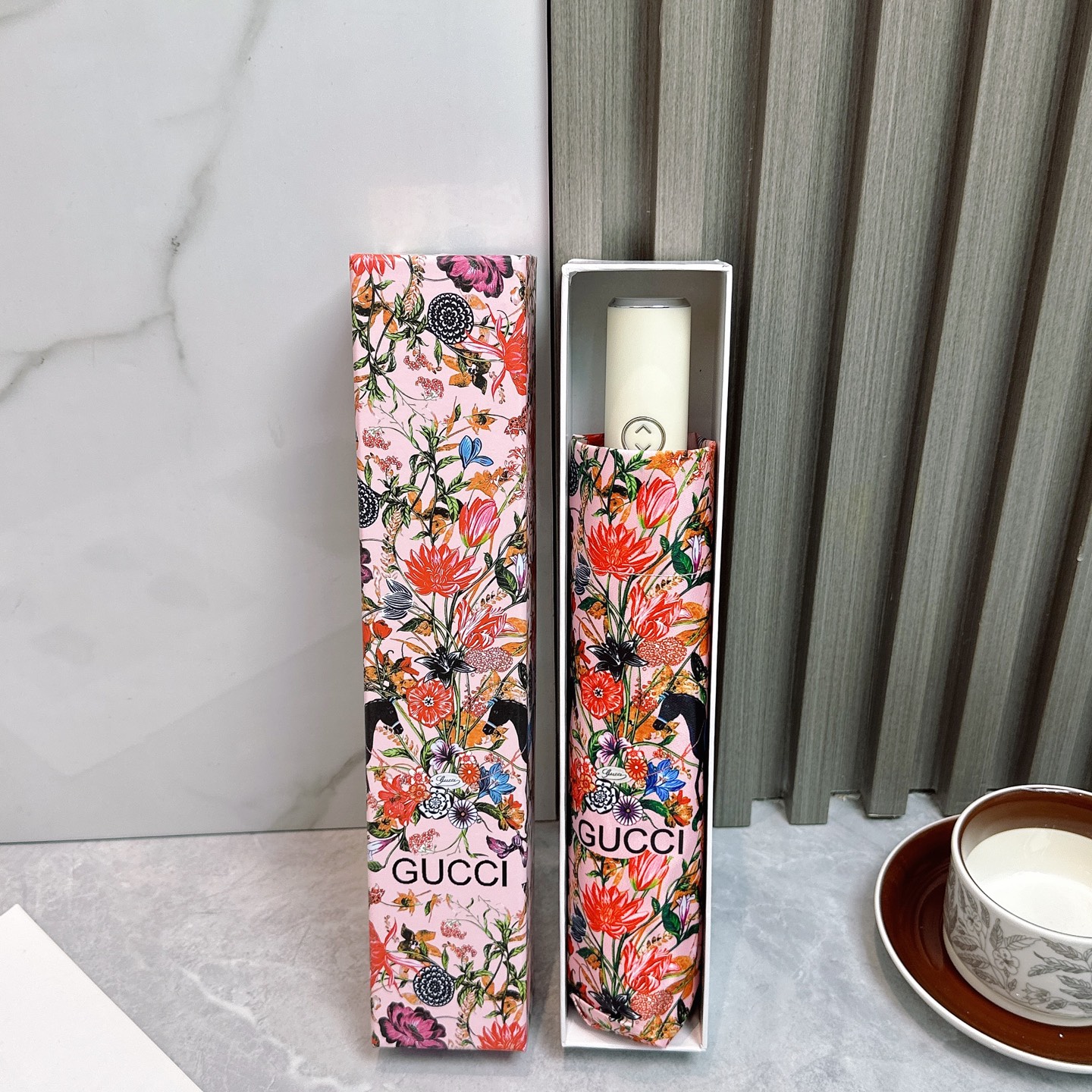 [TOP] GUCCI Umbrella - Pink