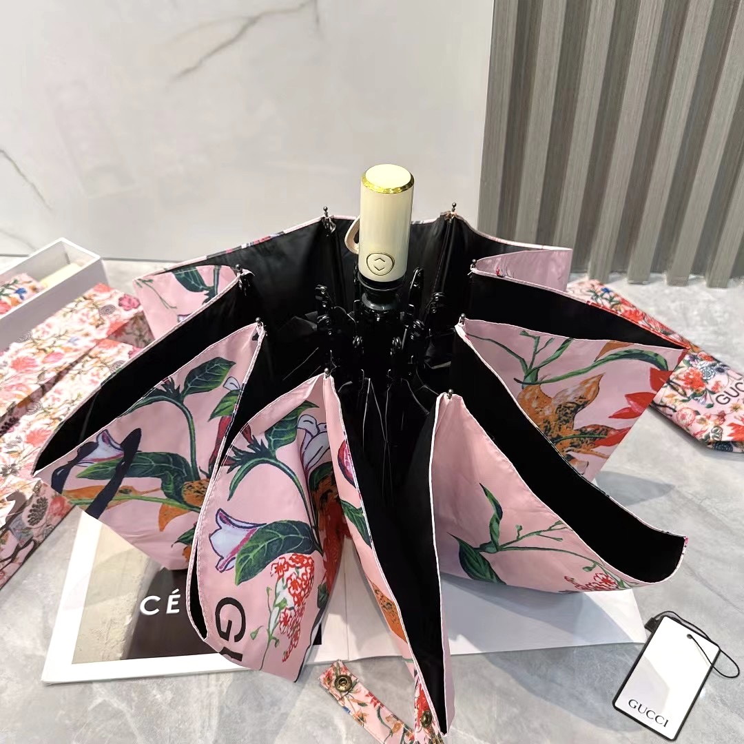 [TOP] GUCCI Umbrella - Pink