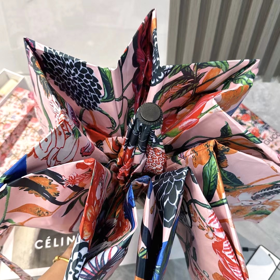 [TOP] GUCCI Umbrella - Pink