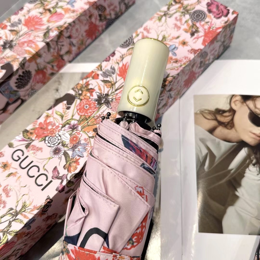 [TOP] GUCCI Umbrella - Pink