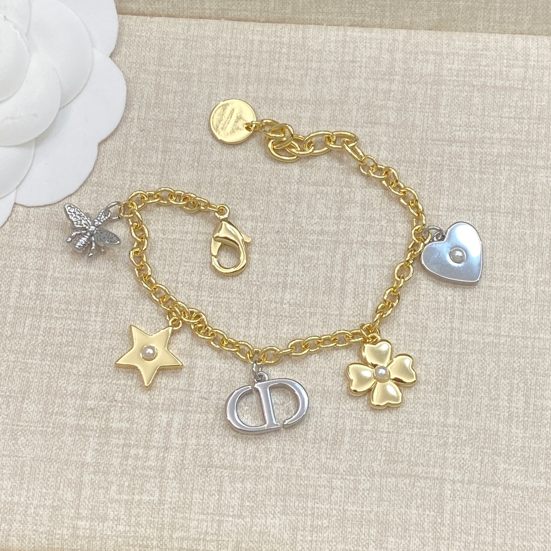 [TOP] Christian Dior Necklace/Bracelet - Gold