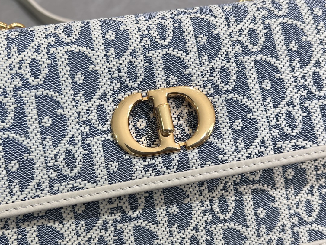 [TOP] Christian Dior Miss Caro Mini Bag 18×12×5.5cm - Light Blue