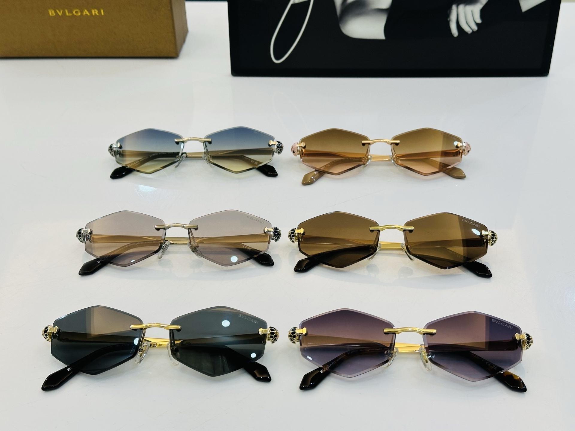 [Top] BVLGARI Glasses - 6 Color