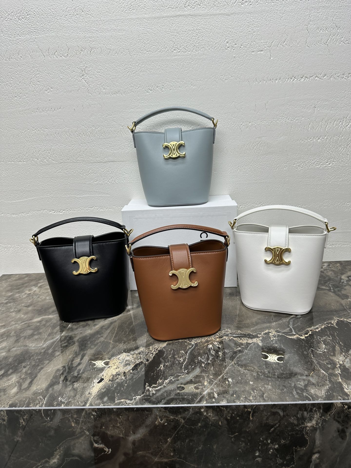 [TOP] CELINE Louise Bucket Bag 16x13.5x10cm - 4 Colour