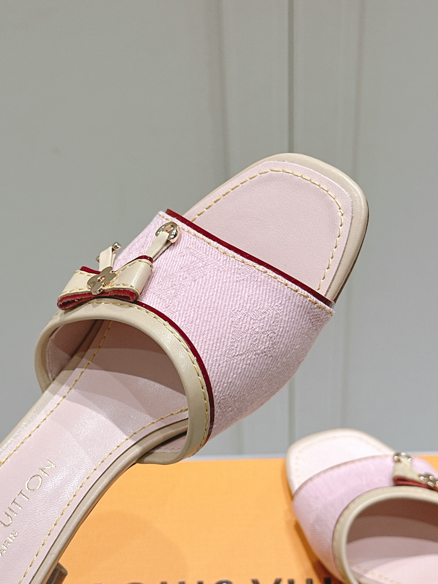 [TOP] Louis Vuitton LV x TM 5.5cm High-Heeled Slippers - 3 Colour