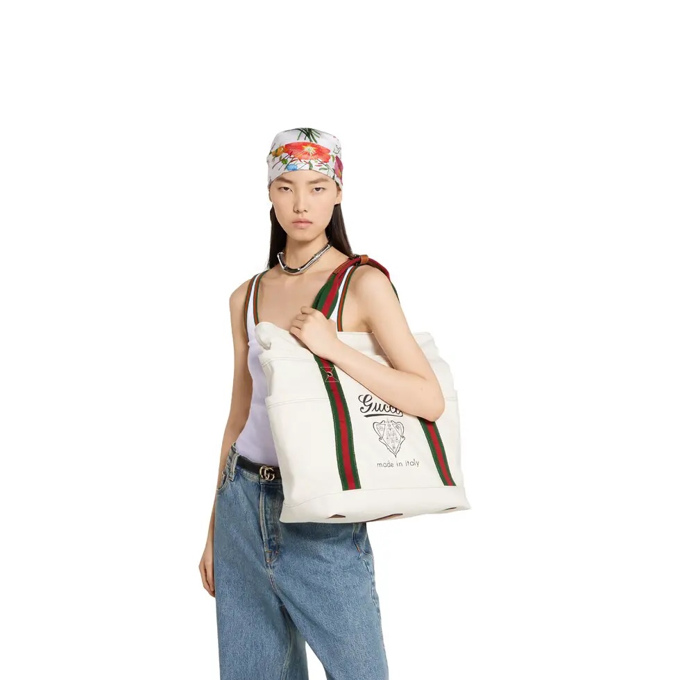 [TOP] GUCCI Travel Canvas Bag 39 x 45 x 19 cm - 2 Colour