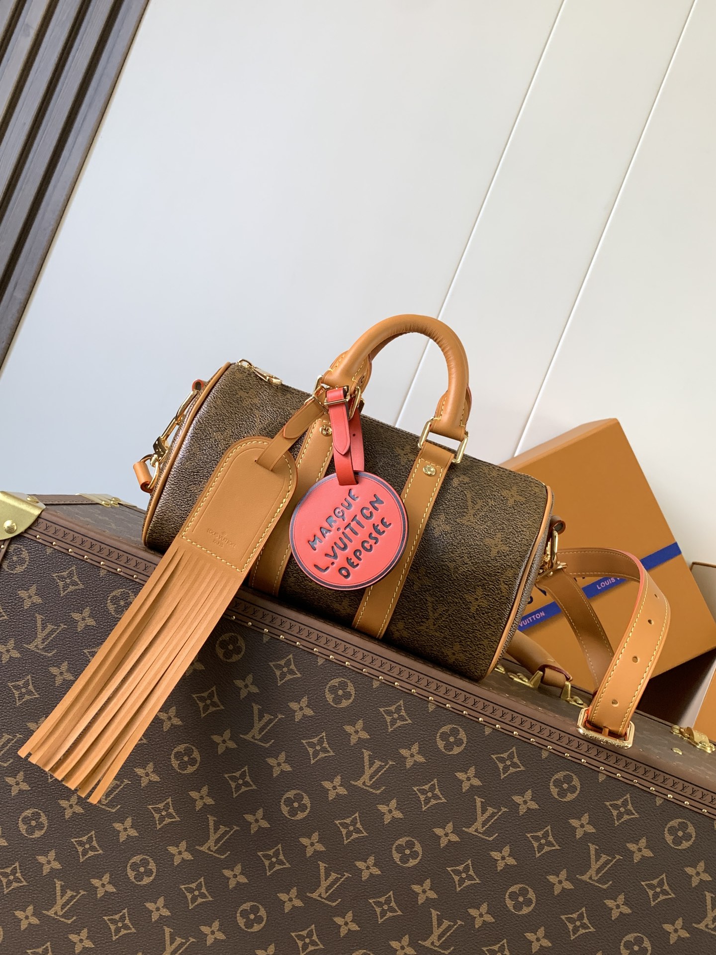 [TOP] Louis Vuitton LV Keepall Bandoulière 25 Handbag 25*15*11cm - Brown