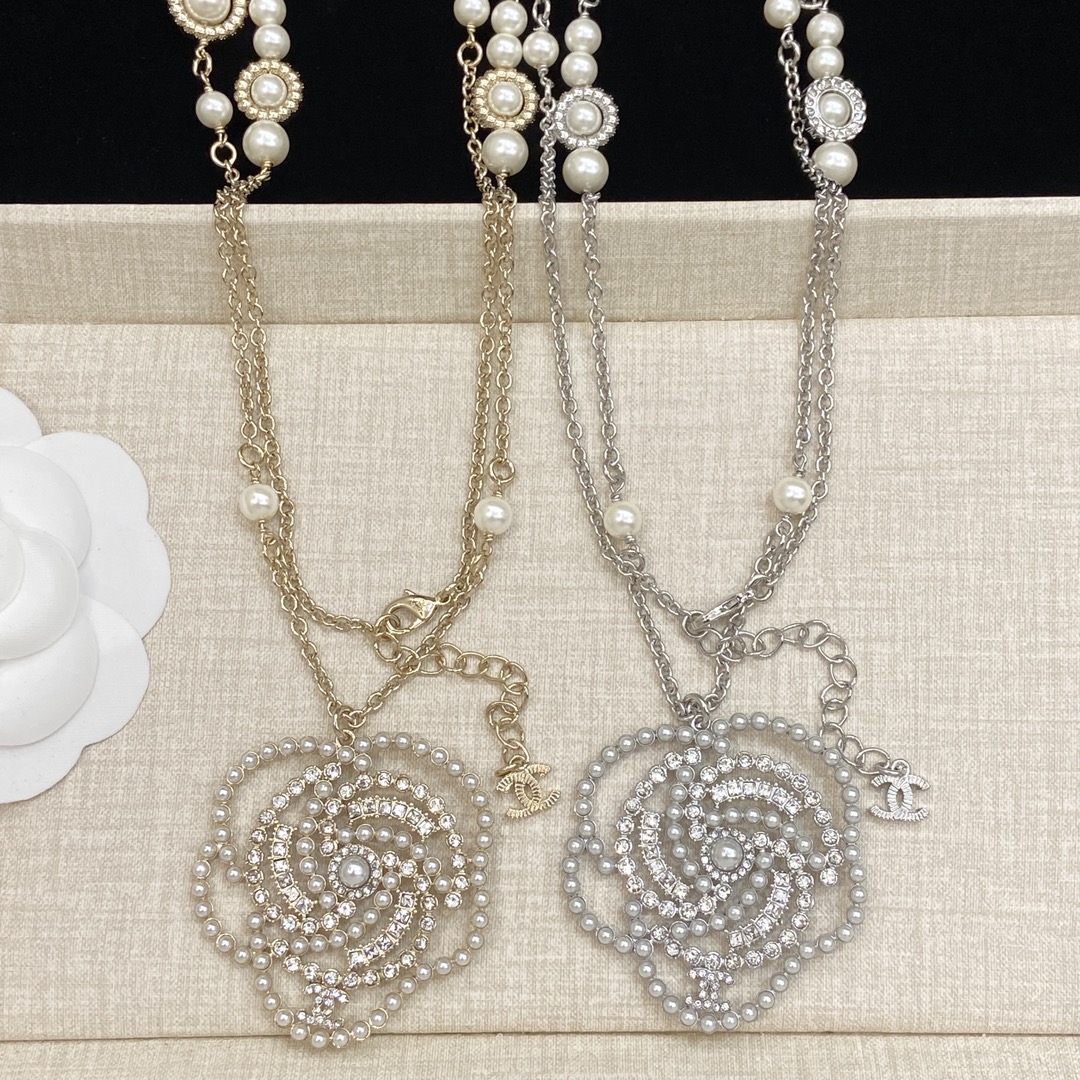 [TOP] CHANEL CC Necklace - 2 Color