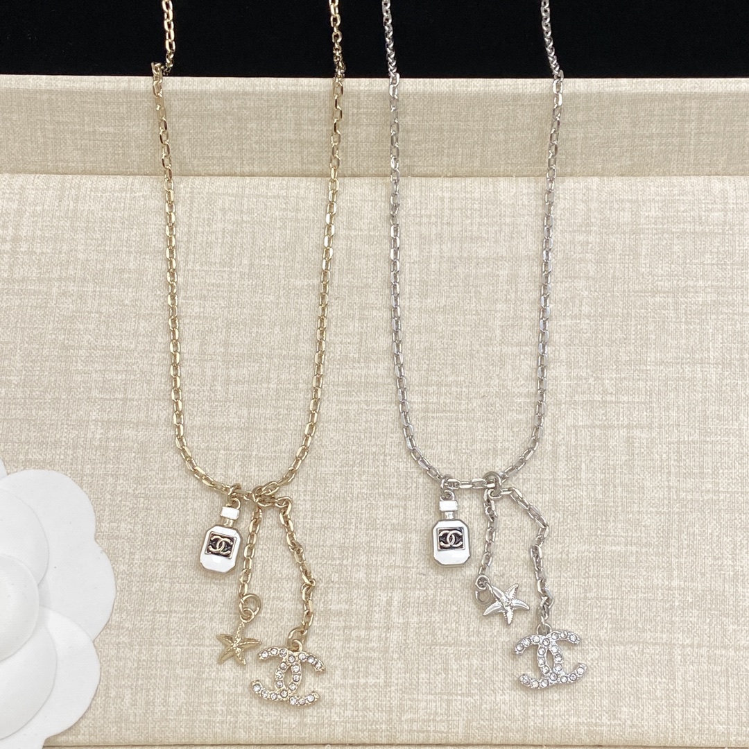 [TOP] CHANEL CC Necklace - 2 Color