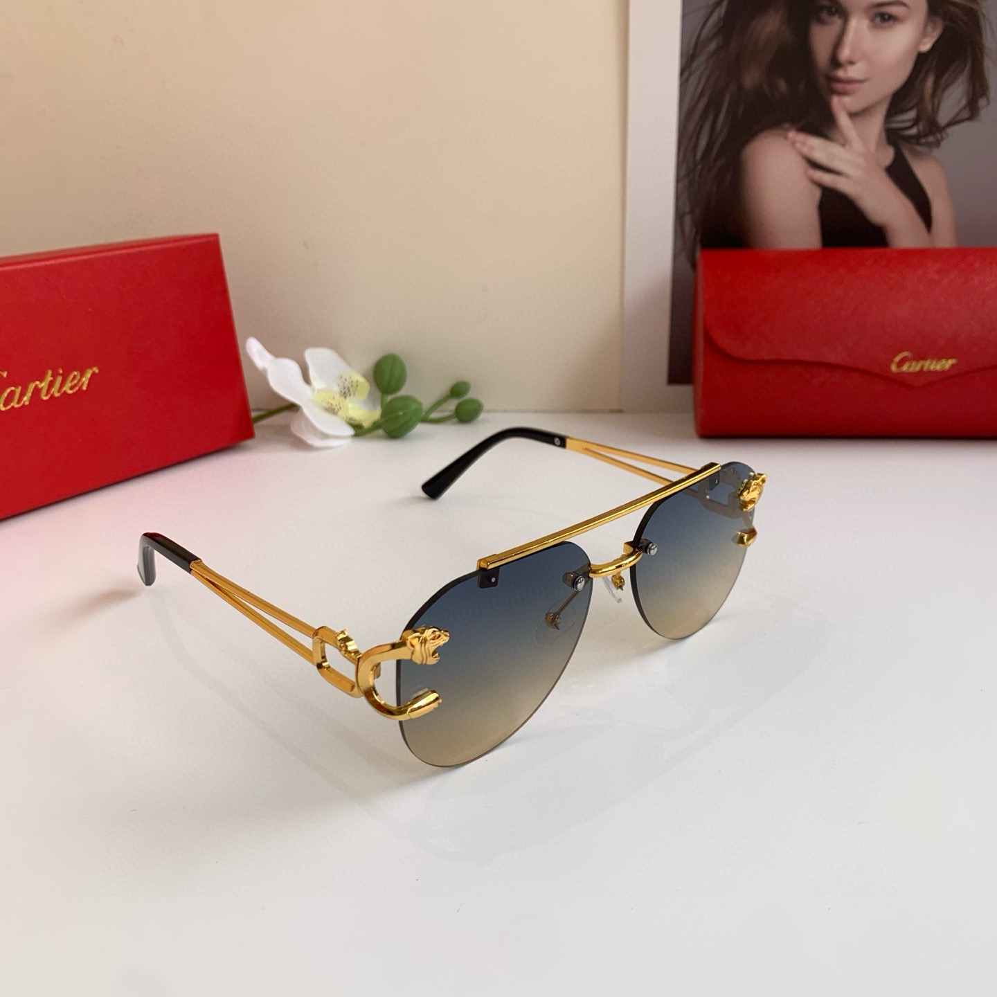 [TOP] Cartier Sunglasses - 3 Color