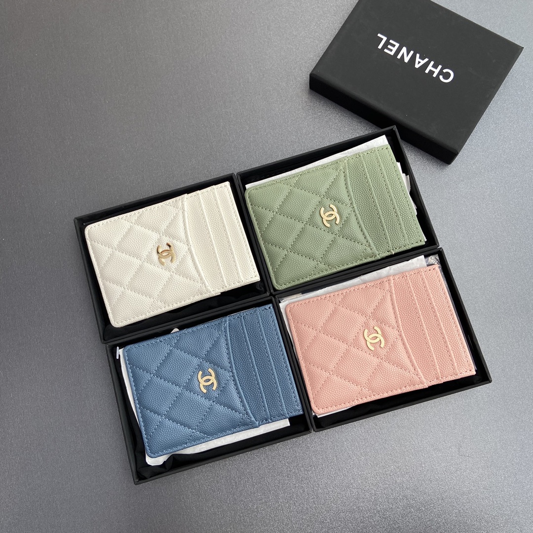 [TOP] CHANEL Card Case 11.5x8cm - 4 Color