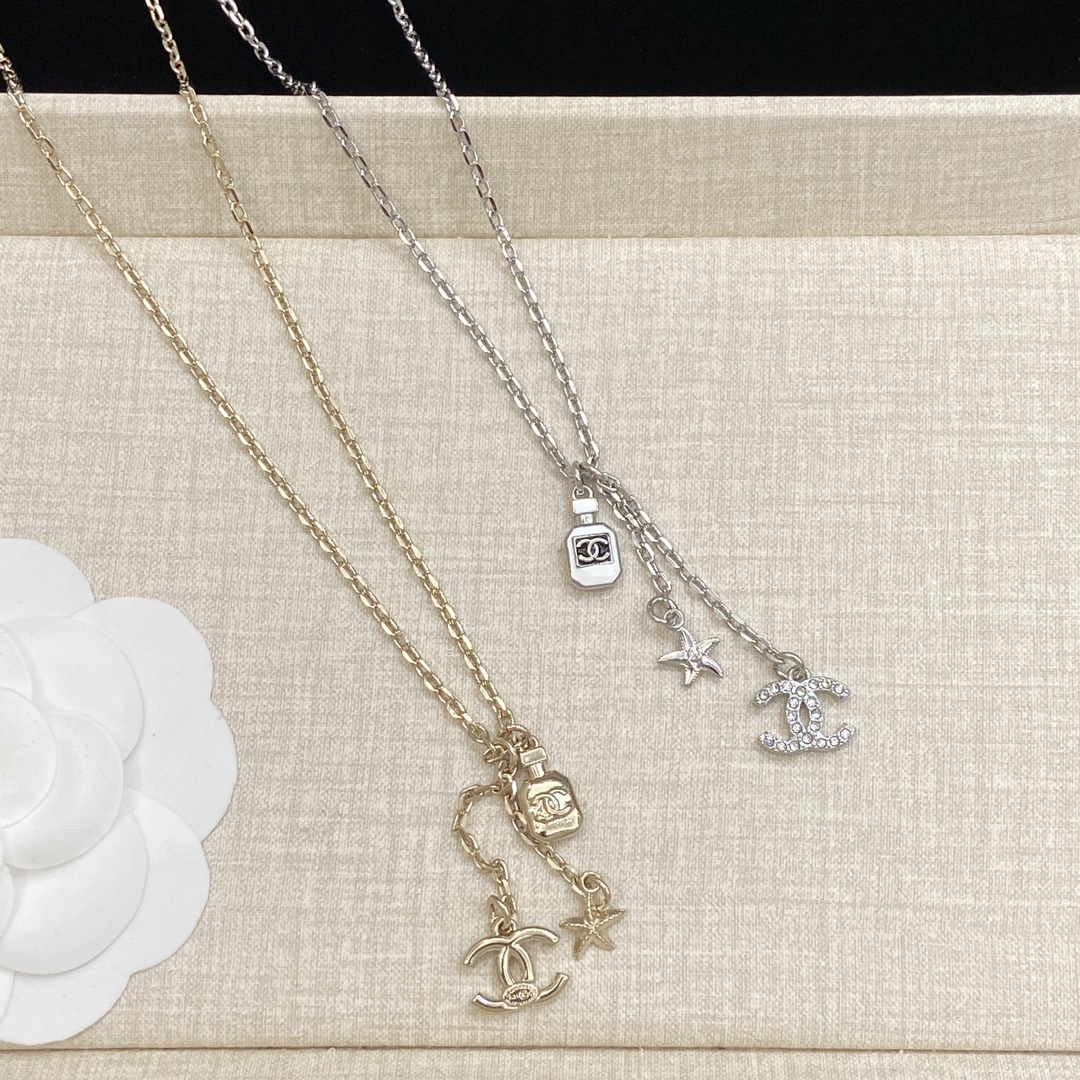 [TOP] CHANEL CC Necklace - 2 Color