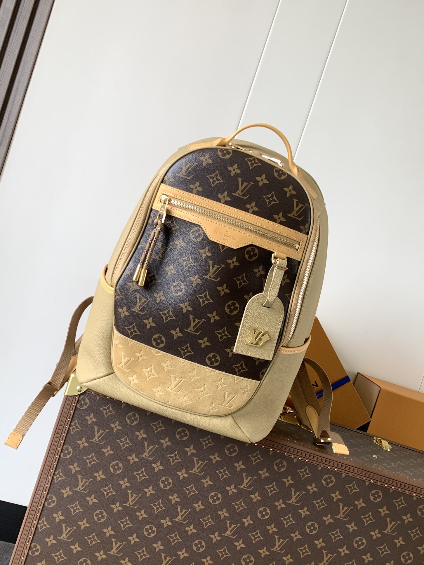 [TOP] Louis Vuitton LV Backpack 44*19*31cm - Brown
