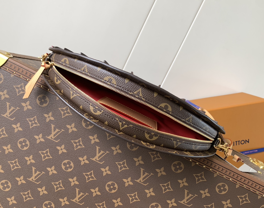 [TOP] Louis Vuitton LV Monogram Fan Handbag 19*6*37cm - Brown