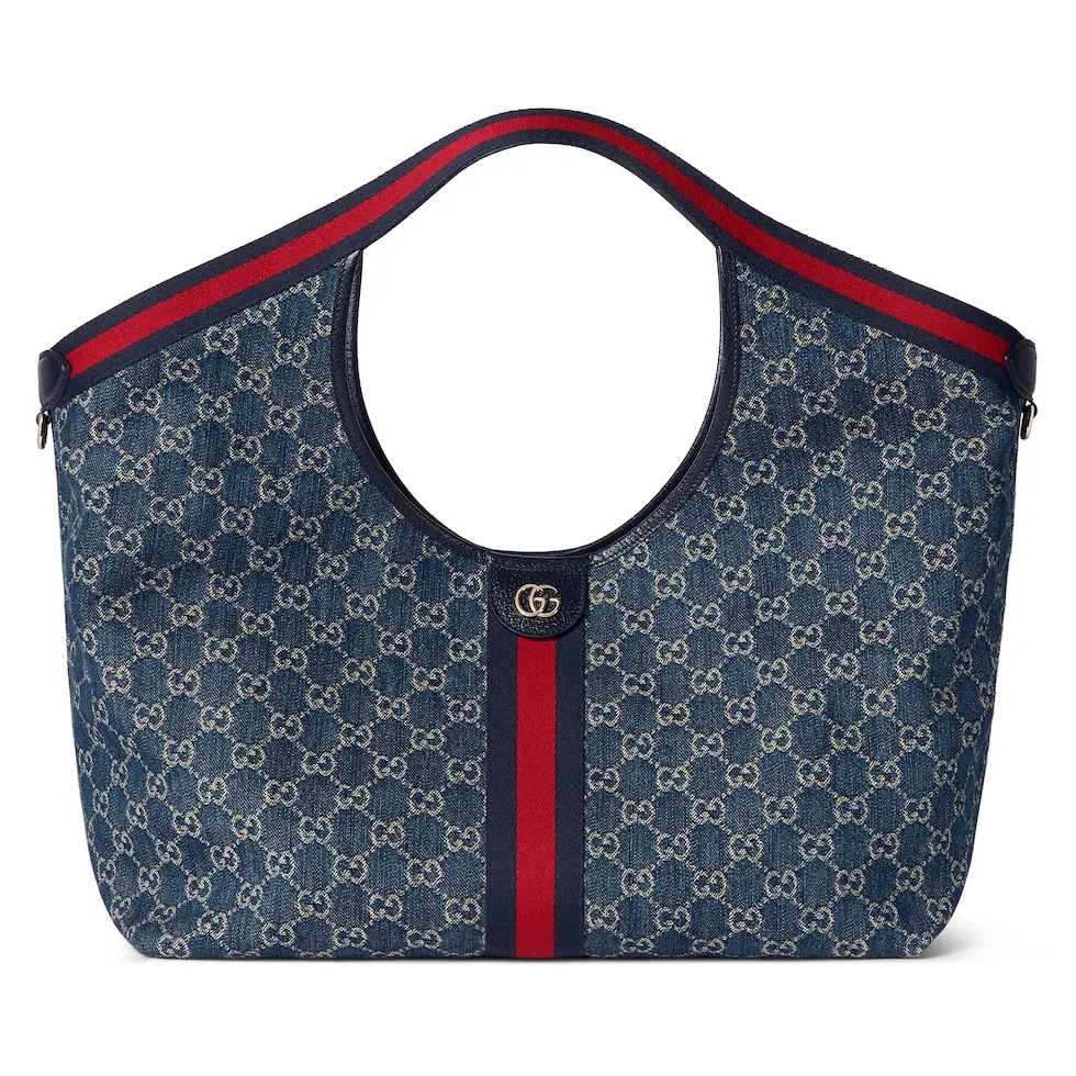 [TOP] GUCCI Giglio Tote Bags 60 x 47 x 16 cm - Blue