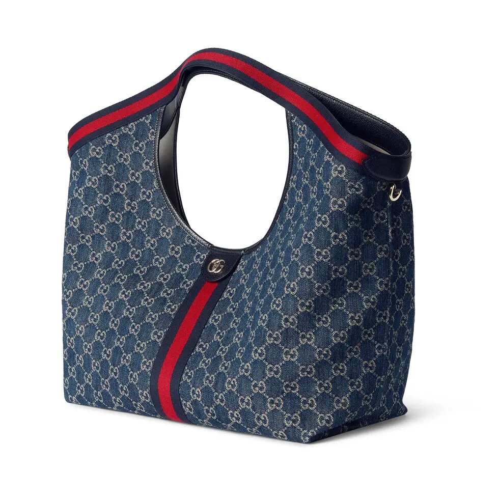 [TOP] GUCCI Giglio Tote Bags 60 x 47 x 16 cm - Blue