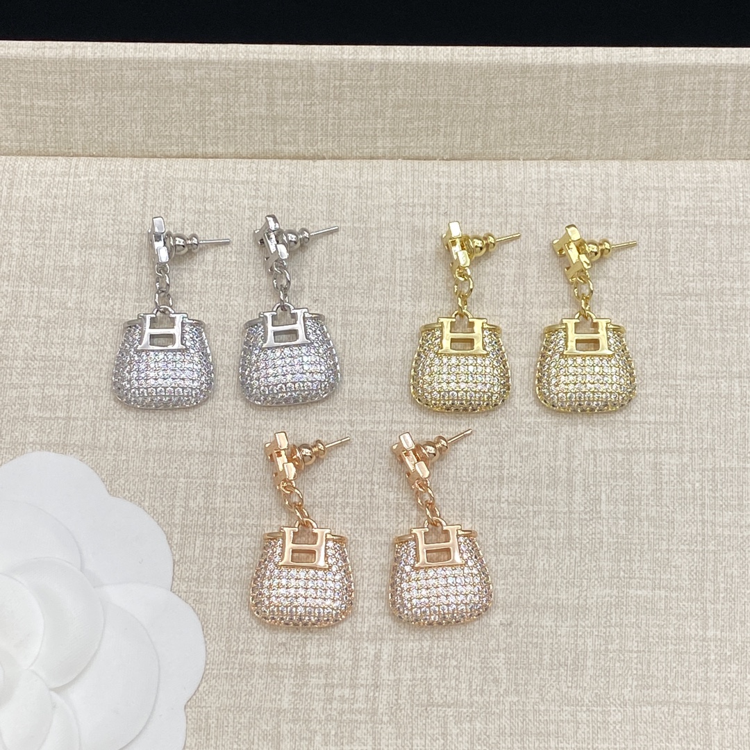 [TOP] HERMES Earring - 3 Colors