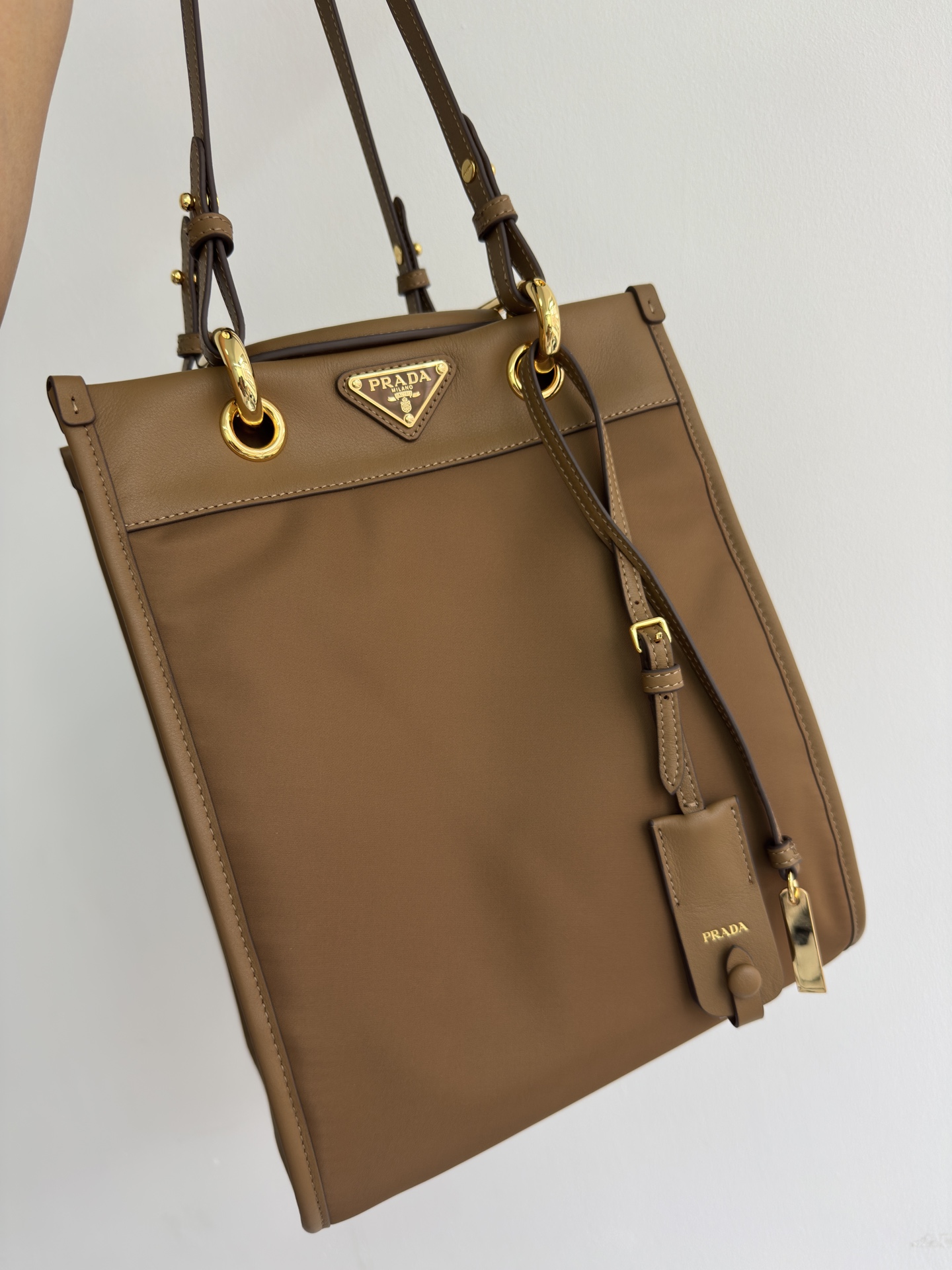 [TOP] PRADA Nylon Hobo Bag 23x28.5x15cm - 2 Color