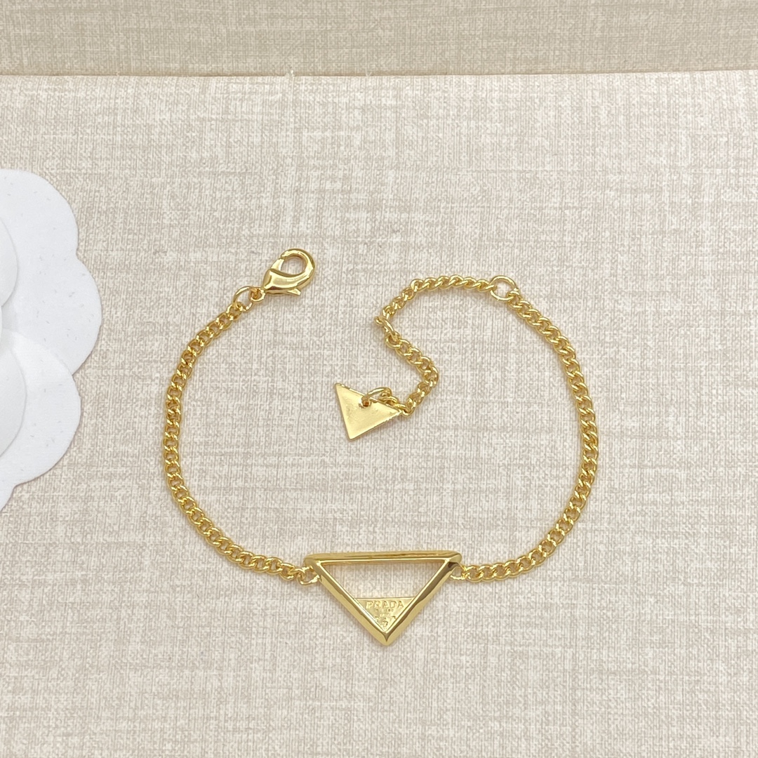 [TOP] PRADA Bracelet Set - Gold