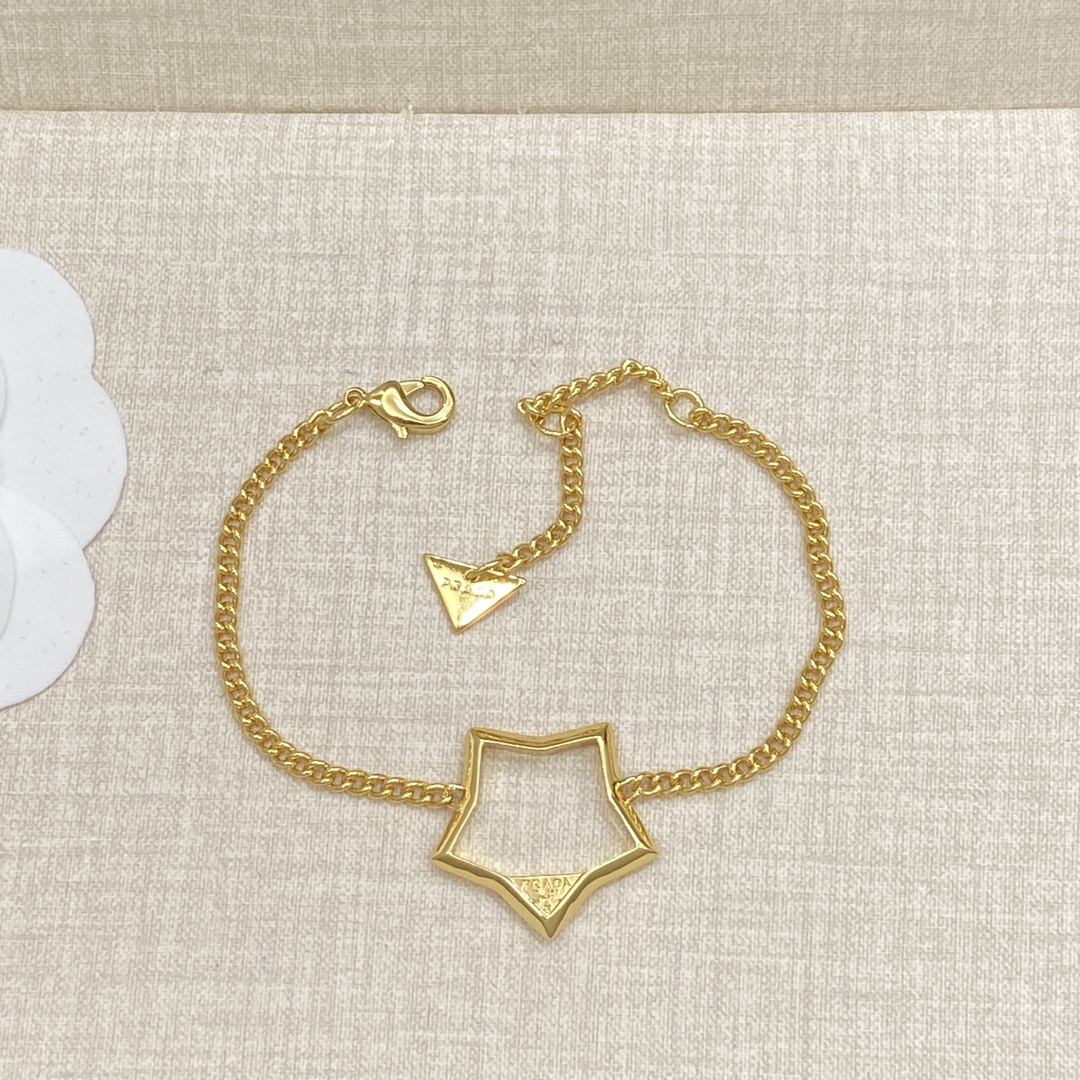 [TOP] PRADA Bracelet Set - Gold