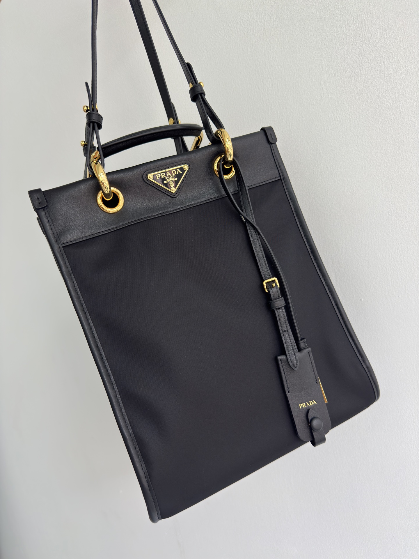 [TOP] PRADA Nylon Hobo Bag 23x28.5x15cm - 2 Color