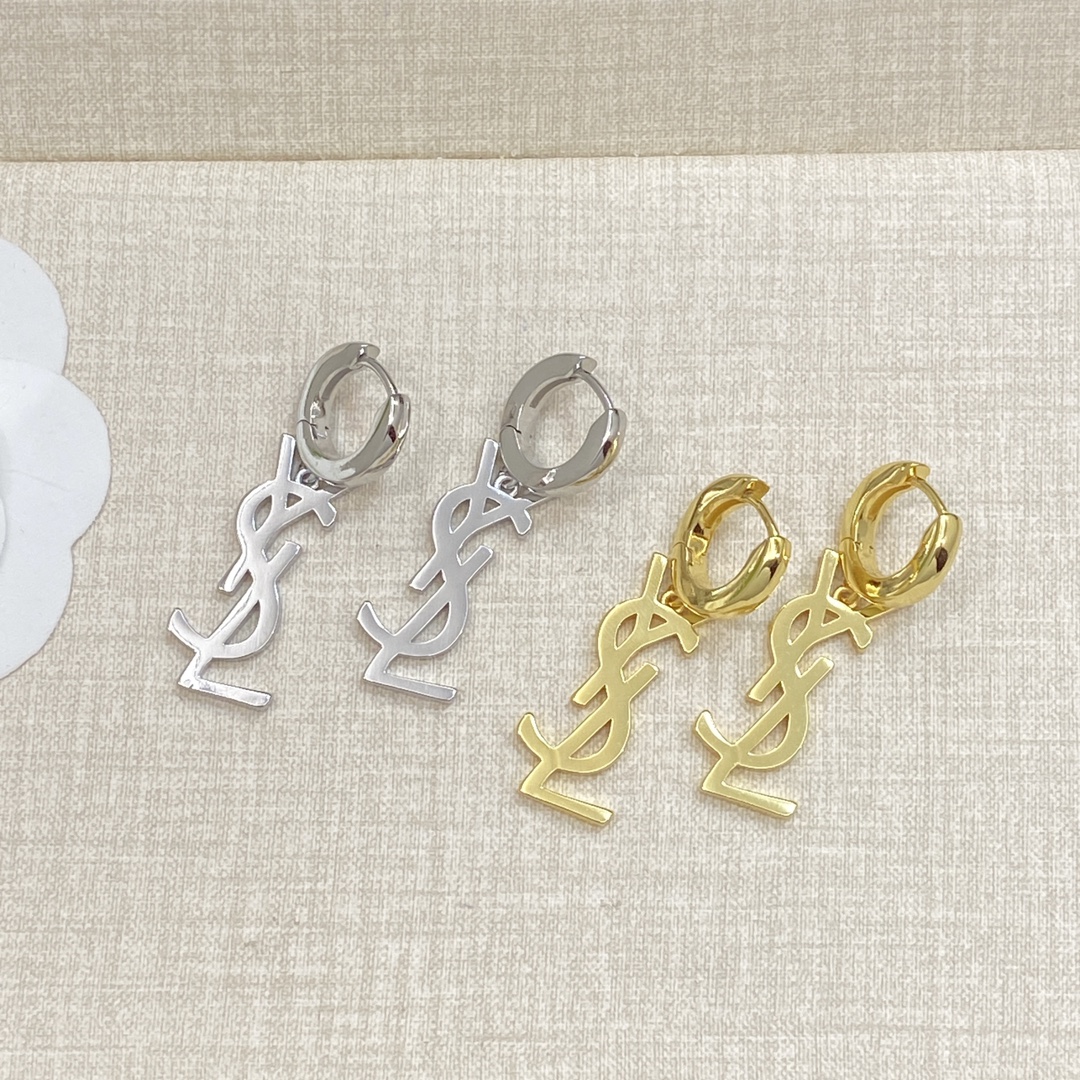 [TOP] Yves Saint Laurent YSL Earrings - 2 Colors