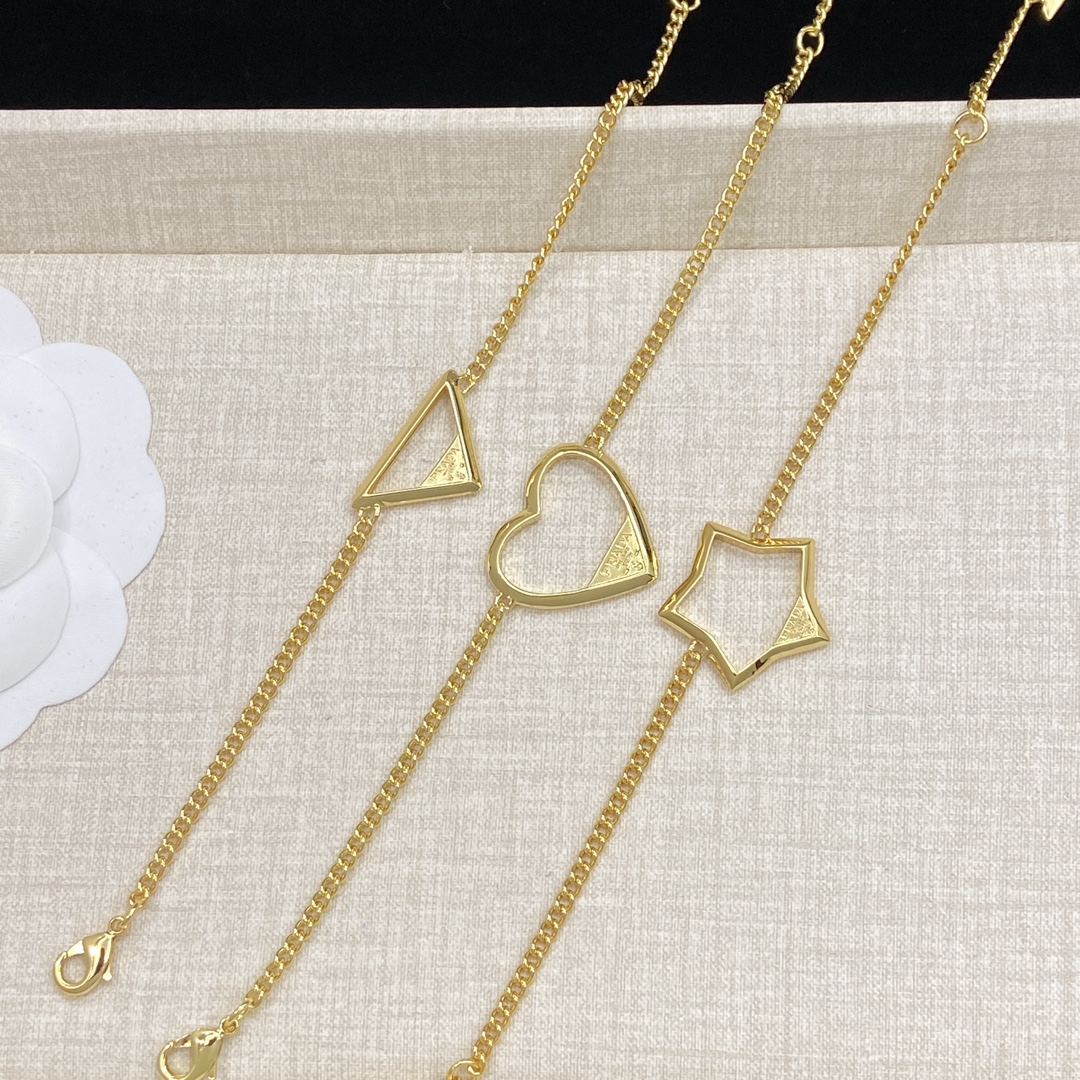 [TOP] PRADA Bracelet Set - Gold