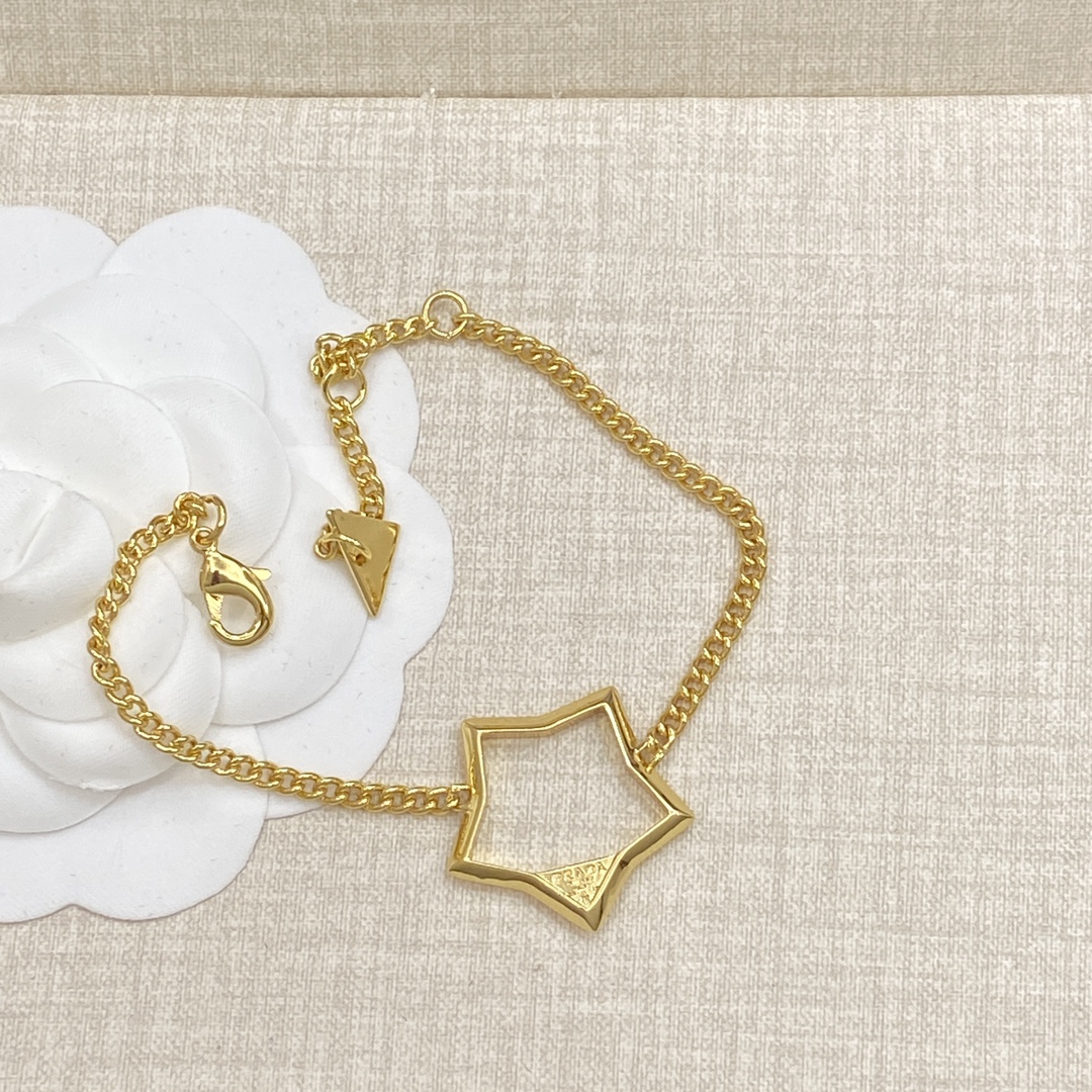 [TOP] PRADA Bracelet Set - Gold