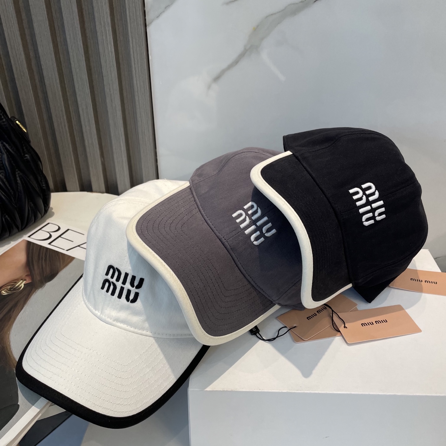 [TOP] Miu Miu Baseball Cap - 9 Colors