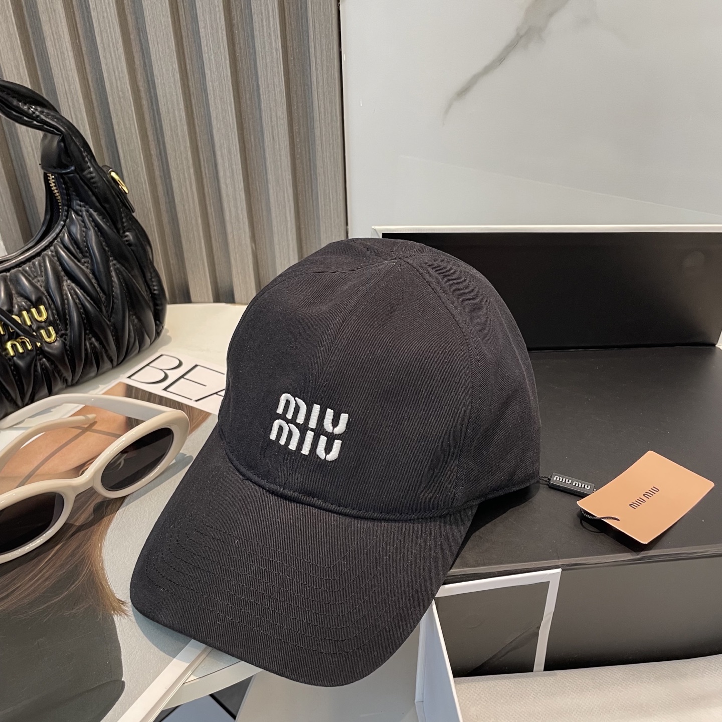 [TOP] Miu Miu Baseball Cap - 7 Colors - 711 Luxury