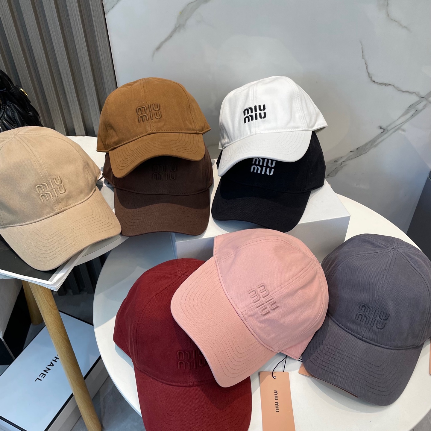 [TOP] Miu Miu Baseball Cap - 7 Colors