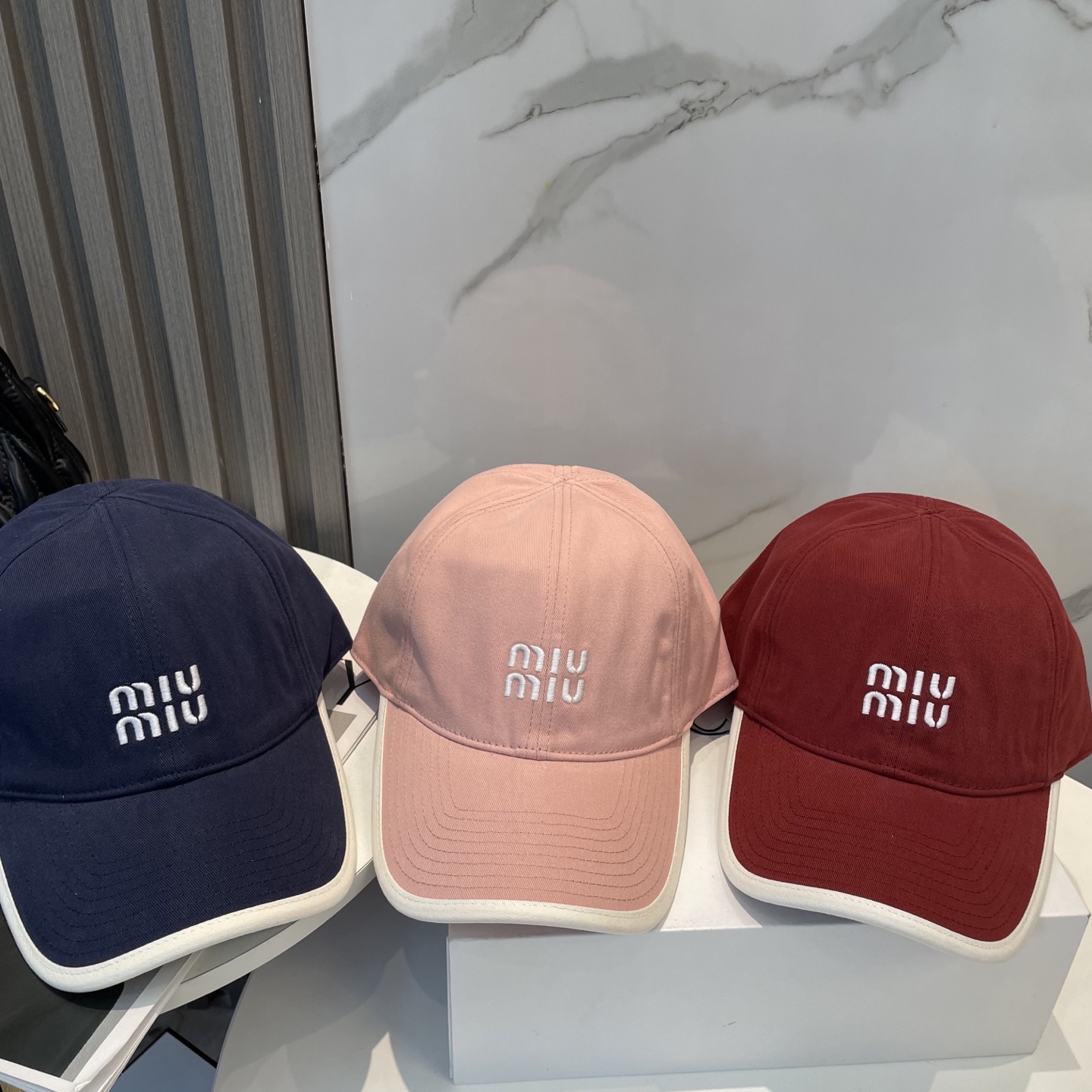 [TOP] Miu Miu Baseball Cap - 9 Colors