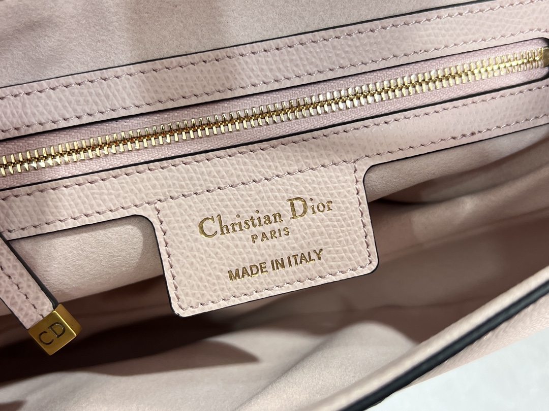 [TOP] Christian Dior Saddle Bag Medium 24×6×18cm - Pink