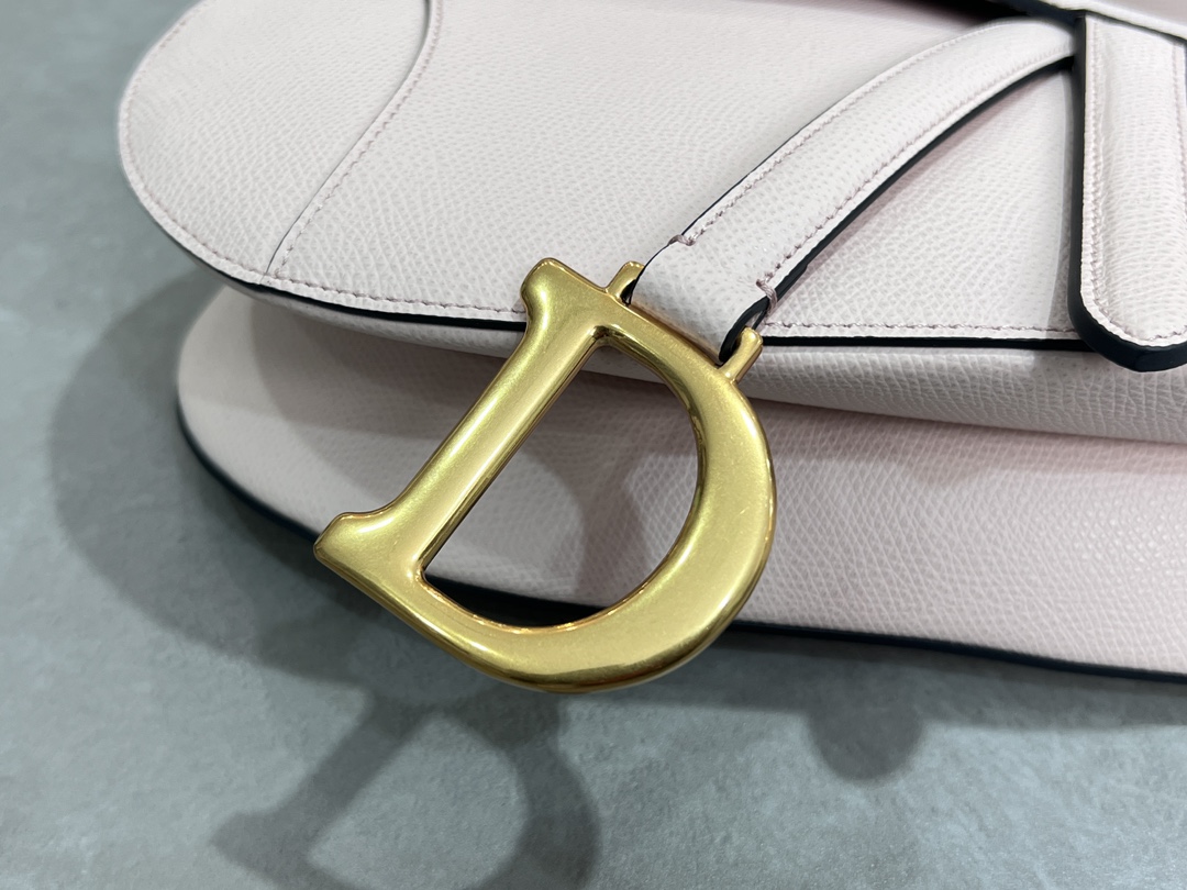 [TOP] Christian Dior Saddle Bag Medium 24×6×18cm - Pink