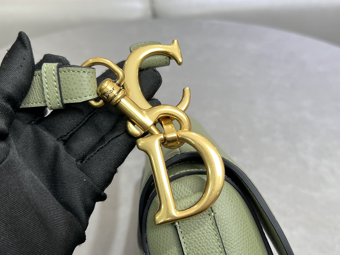 [TOP] Christian Dior Saddle Bag Medium 24×6×18cm - Green