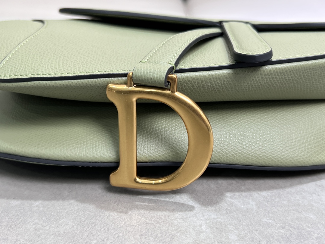 [TOP] Christian Dior Saddle Bag Medium 24×6×18cm - Green