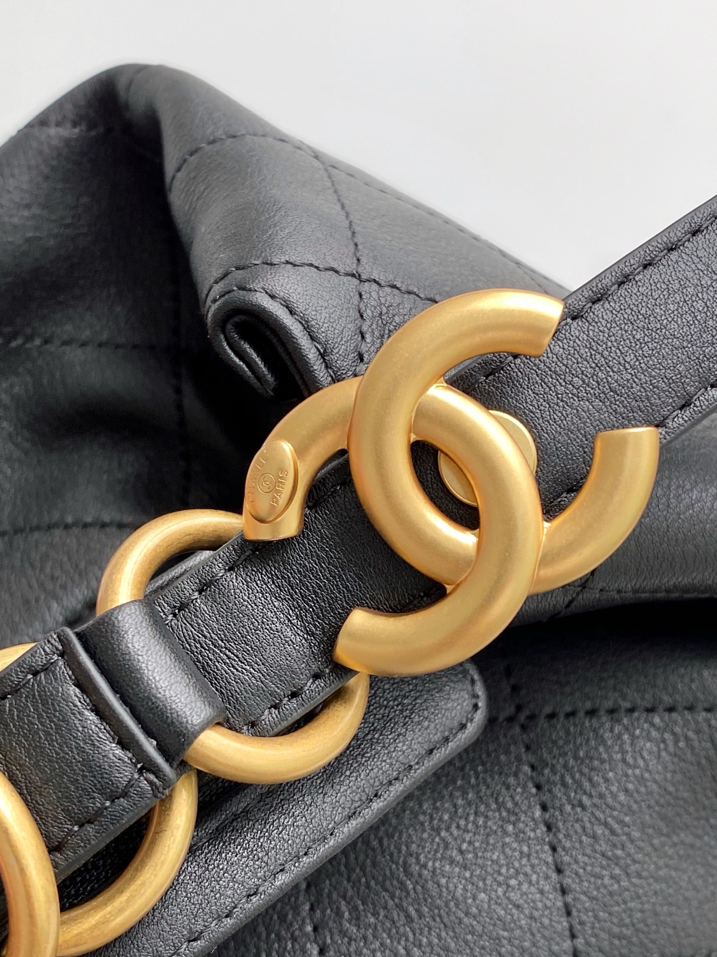 [TOP] CHANEL Hobo Bag 3 Sizes - Black