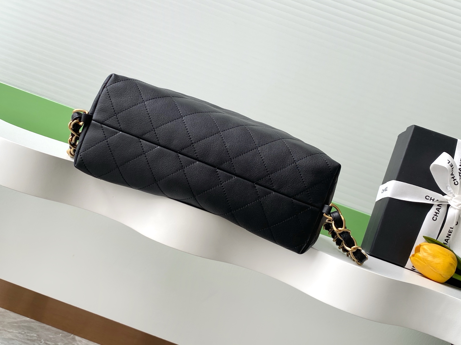 [TOP] CHANEL Hobo Bag 3 Sizes - Black