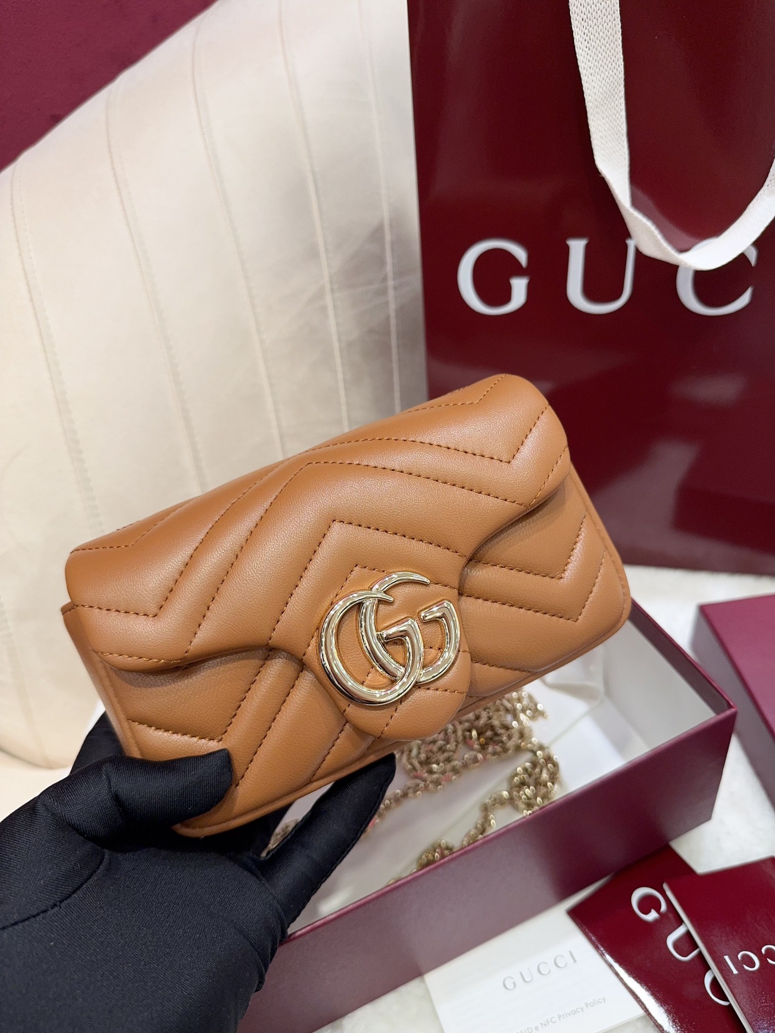 [TOP] GUCCI GG Marmont Bag 16.5 x 9.5 x 4.5 CM - 5 Colors