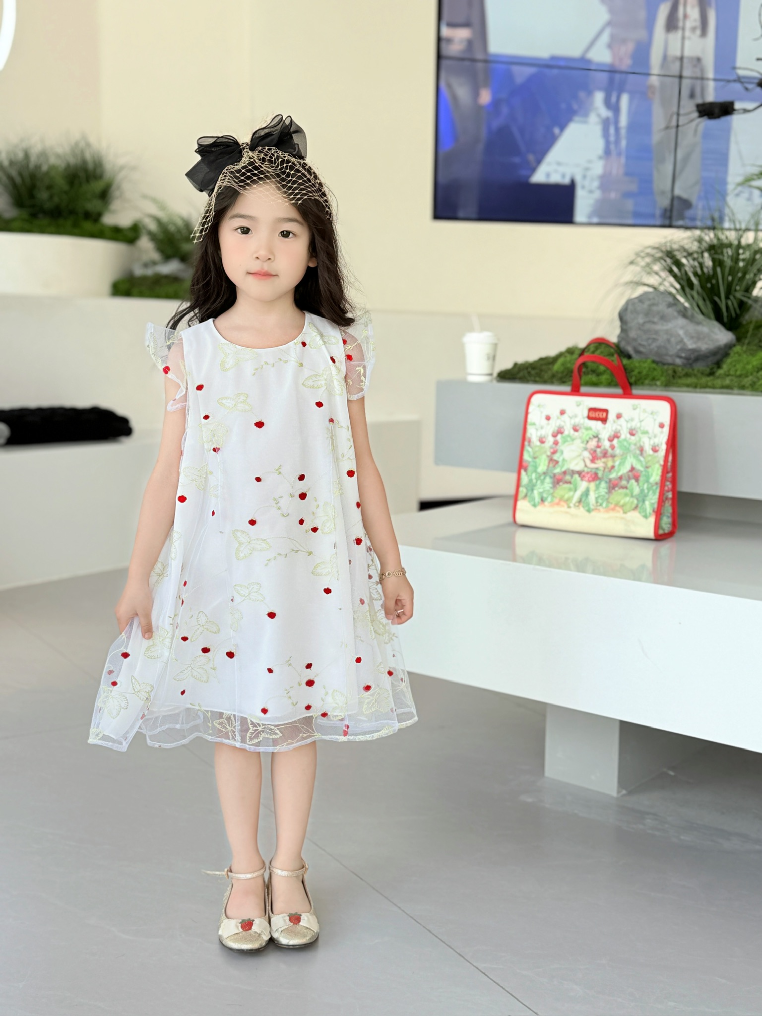 [TOP] Christian Dior Dress For Kids- White