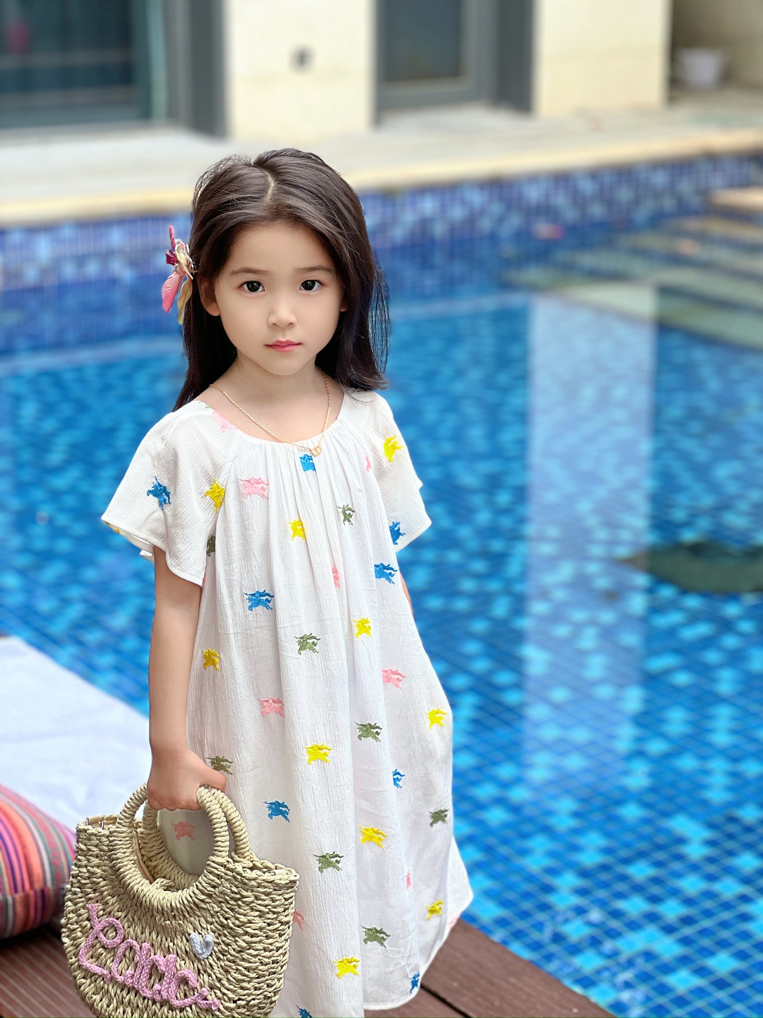 [TOP] BURBERRY BBR  Dress For Kids-White